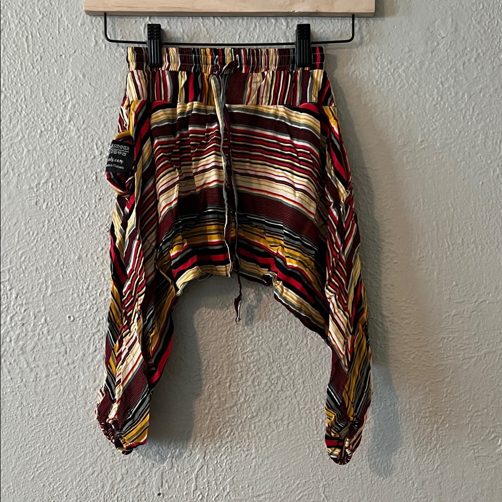 Buddha Pants Striped Multicolor Kids Harem Pants
